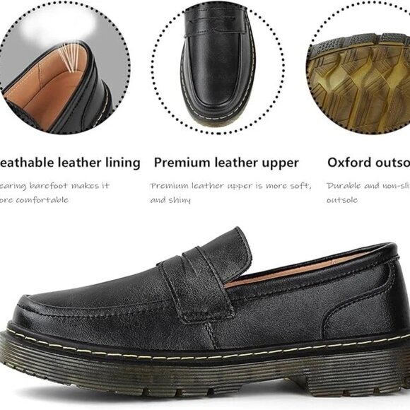 Women's Loafers Classic Penny Loafers for Women Fashion Driving Moccasins Women - Picture 3 of 6